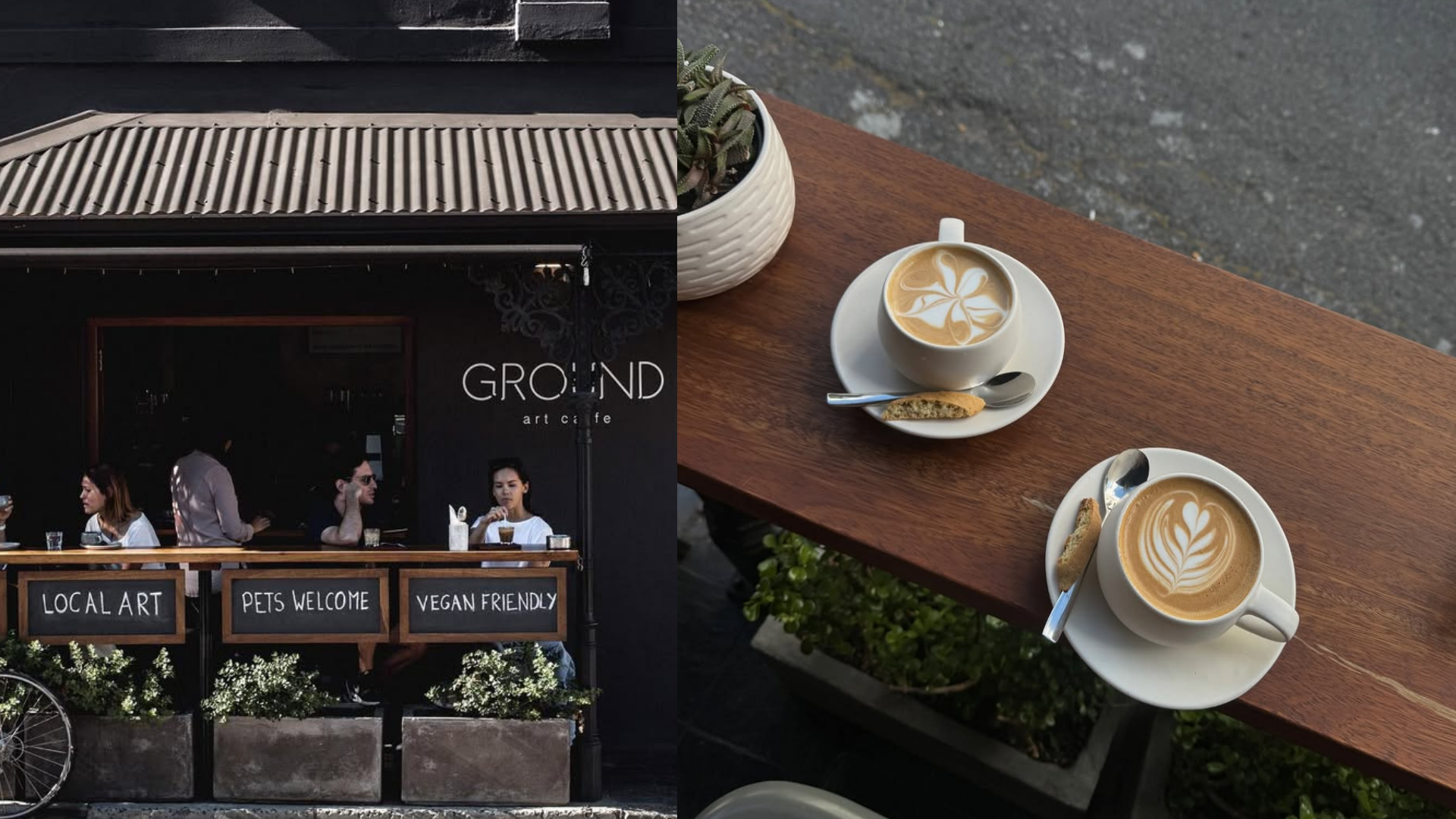 Ground Art Cafe in De Waterkant