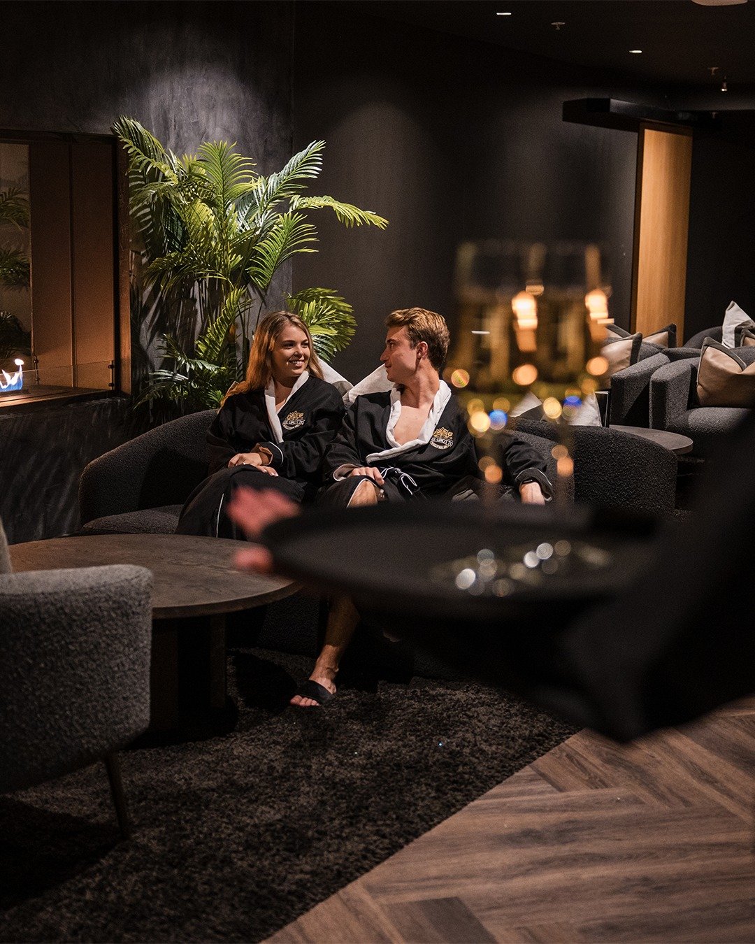 Couple enjoying The Grotto Spa Experience