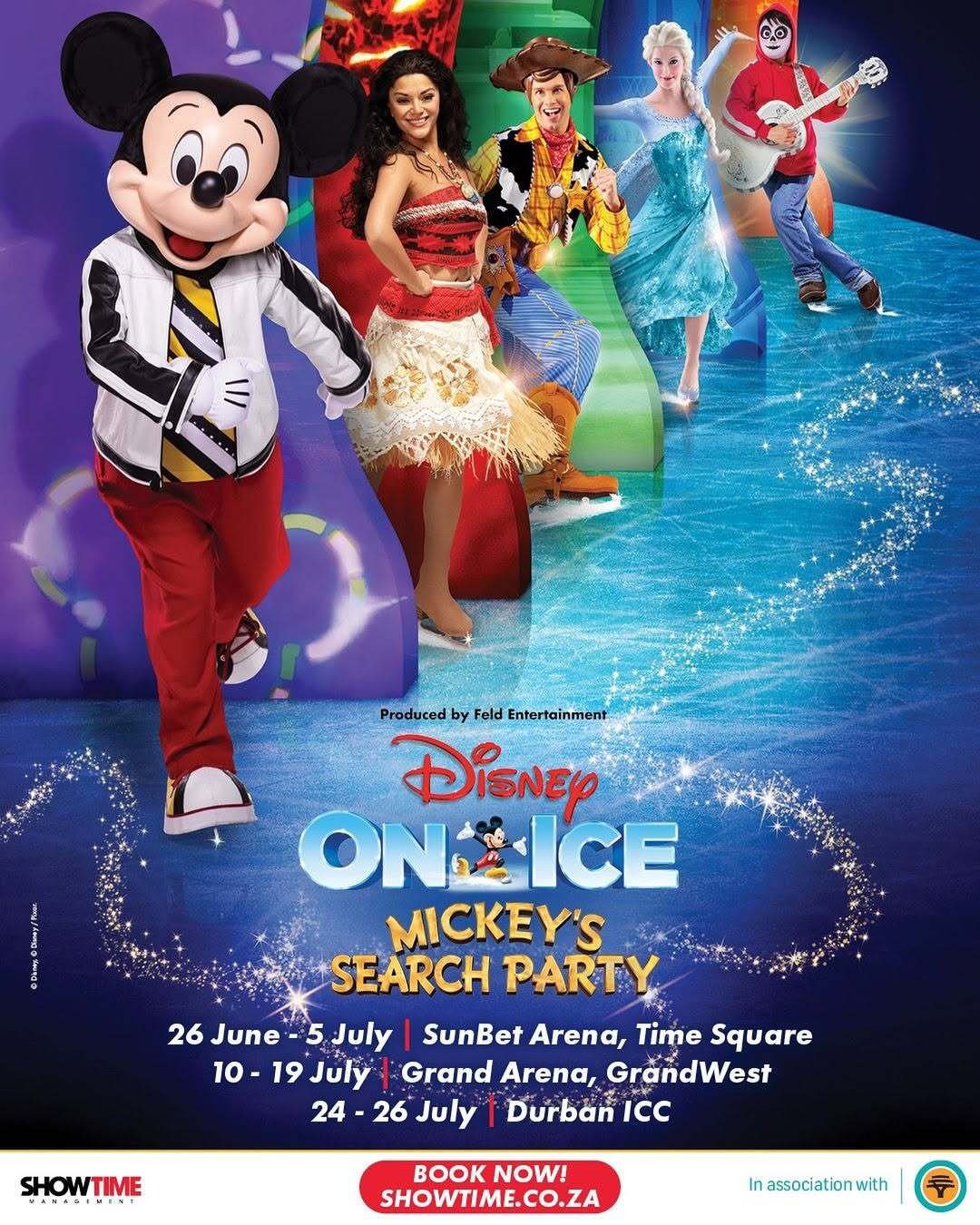 Join Mickey and his friends at Disney On Ice presents Mickey’s Search Party, in association with
