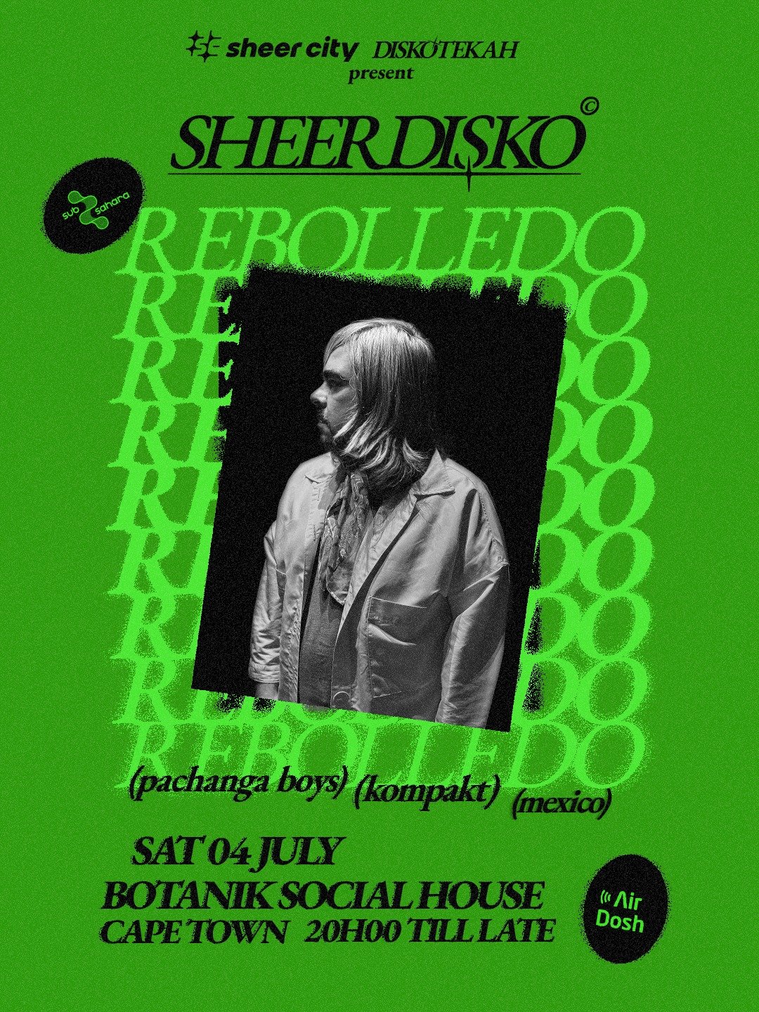 is proud to present our first winter warmer event- Sheer Disko featuring @rebolledo_____ (🇲🇽)O
