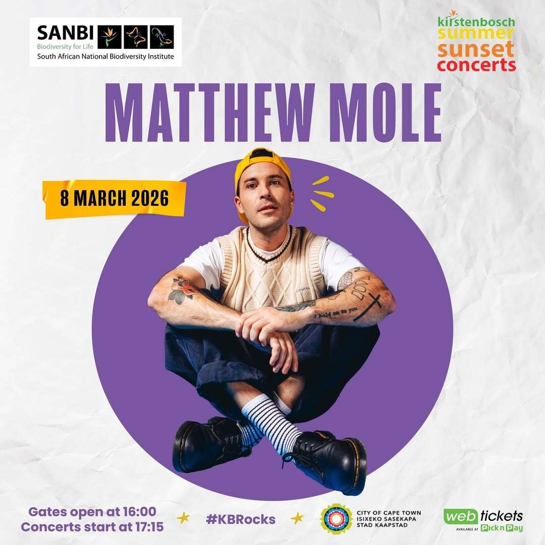 Matthew Mole Kirstenbosch Summer Concerts