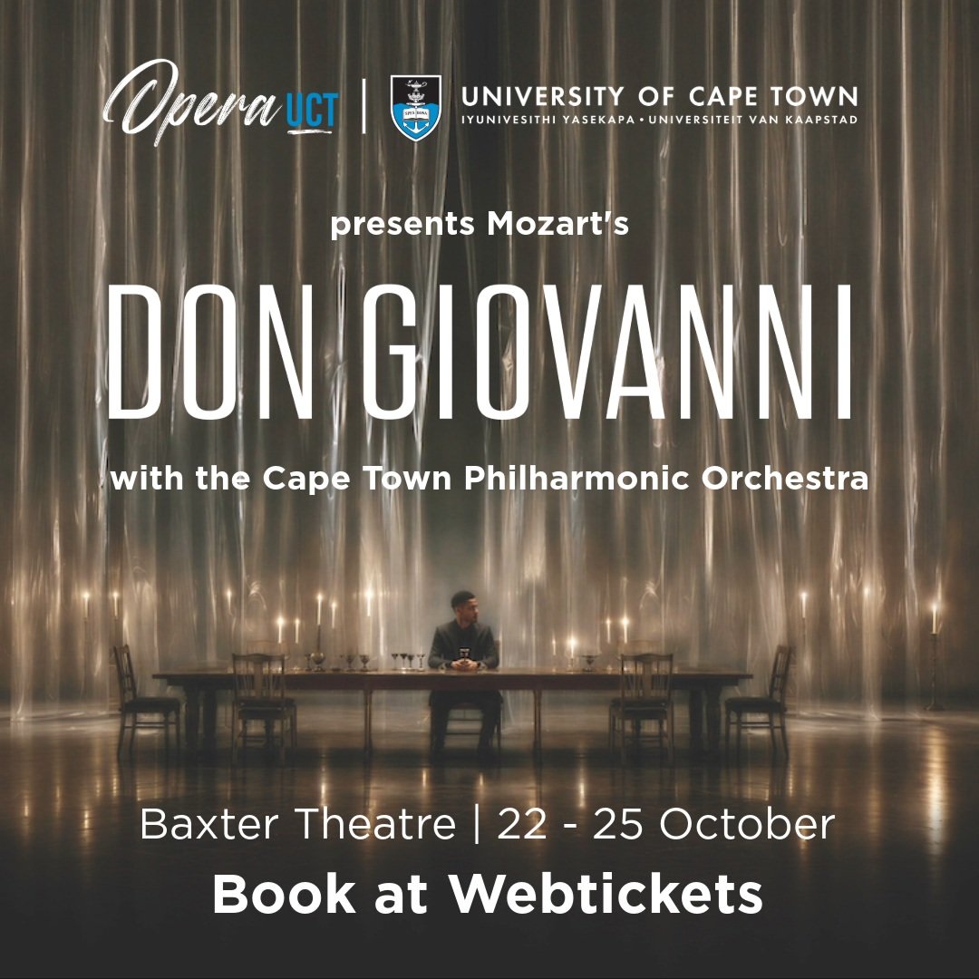 No charm can stop what’s coming.Opera UCT presents Mozart’s Don Giovanni at the Baxter Theatre C