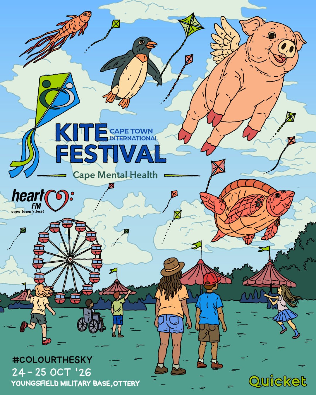 On 24 and 25 October, look up. 🪁 The 32nd Cape Town International Kite Festival returns to Youn