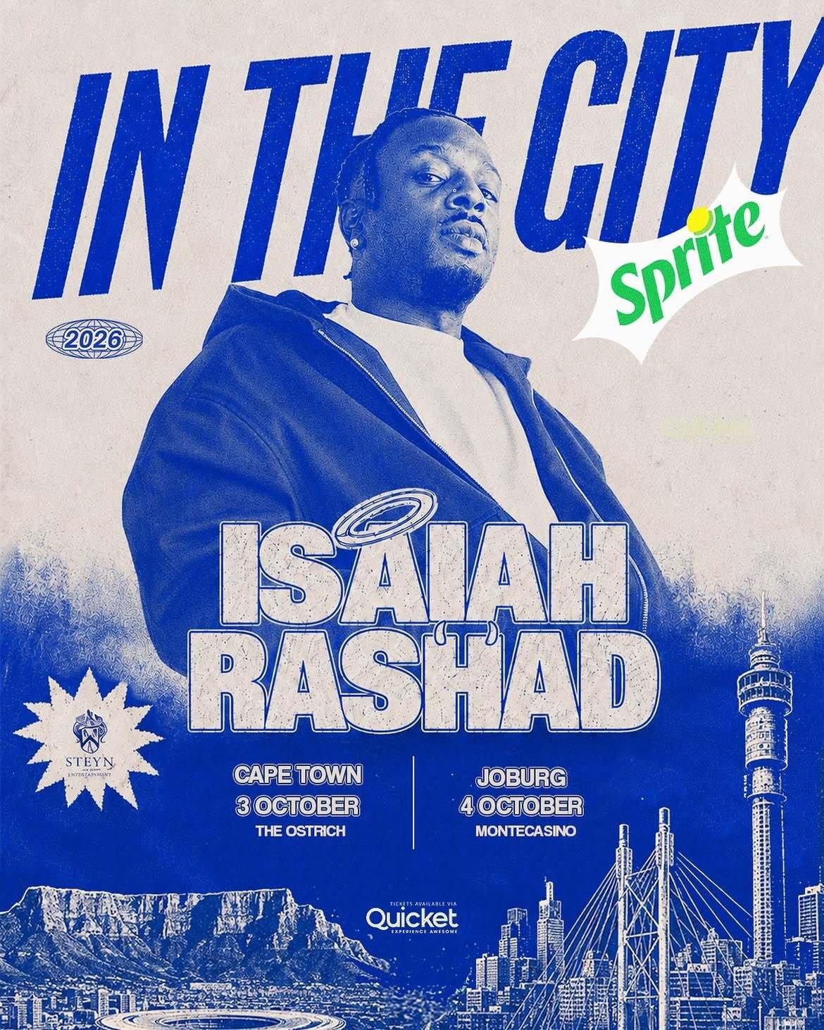 South Africa, we are so excited to have @isaiahrashad for the first time ever in both Cape Town