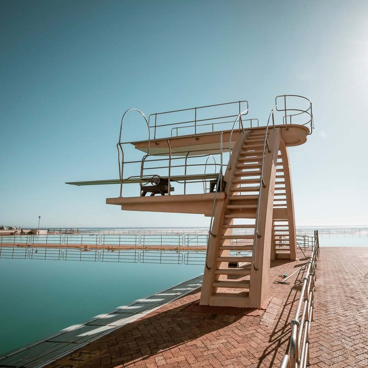 Sea Point Pavilion high diving board. From my lido and swimming pool series. @seapointpavilionfr