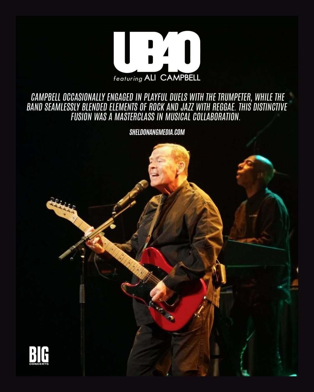 UB40 Featuring Ali Campbell is bringing all the hits