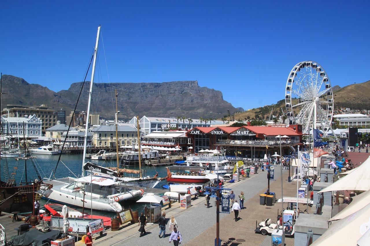V&A Waterfront with Table Mountain in the background