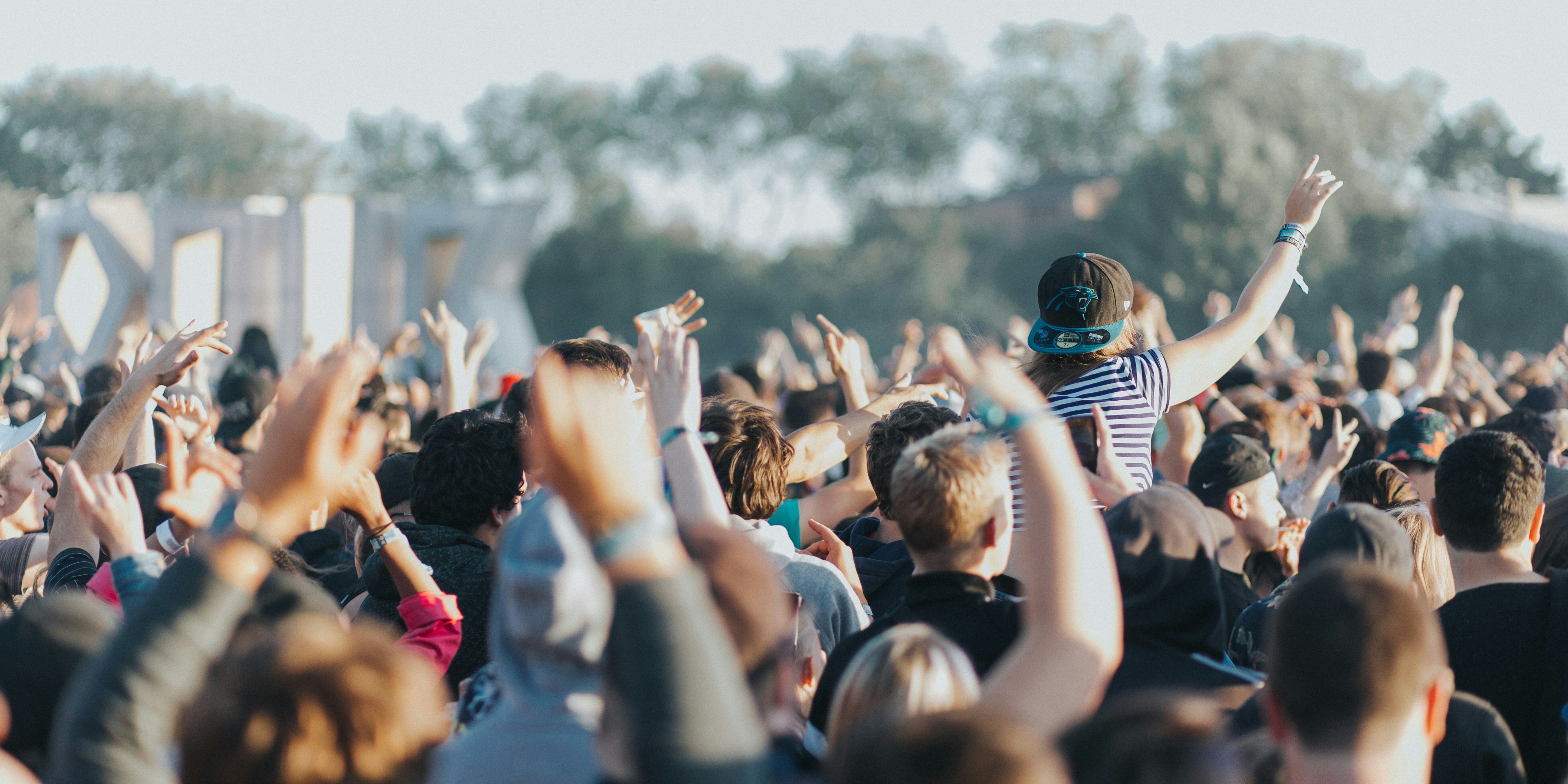 Crowd at a festival